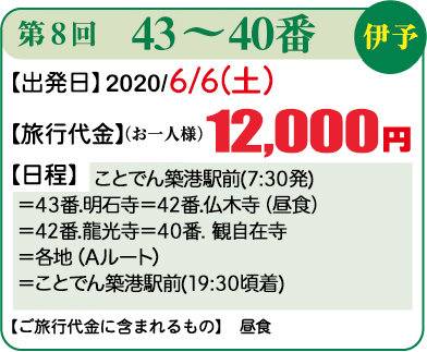 第8回　43～40番